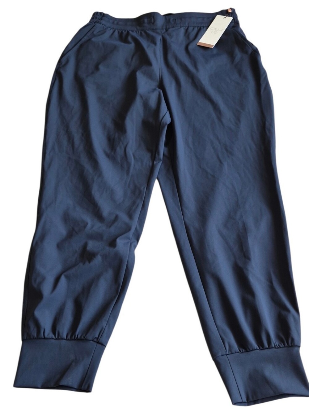 Calia Truflex High Rise Jogger Pants Women's Medium Navy Blue New With Tags